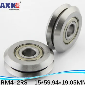 Высокое качество ABEC-5 RM4-2RS/W4X 15*59 94*19 05 мм v колеса W паз герметичный шарикоподшипник