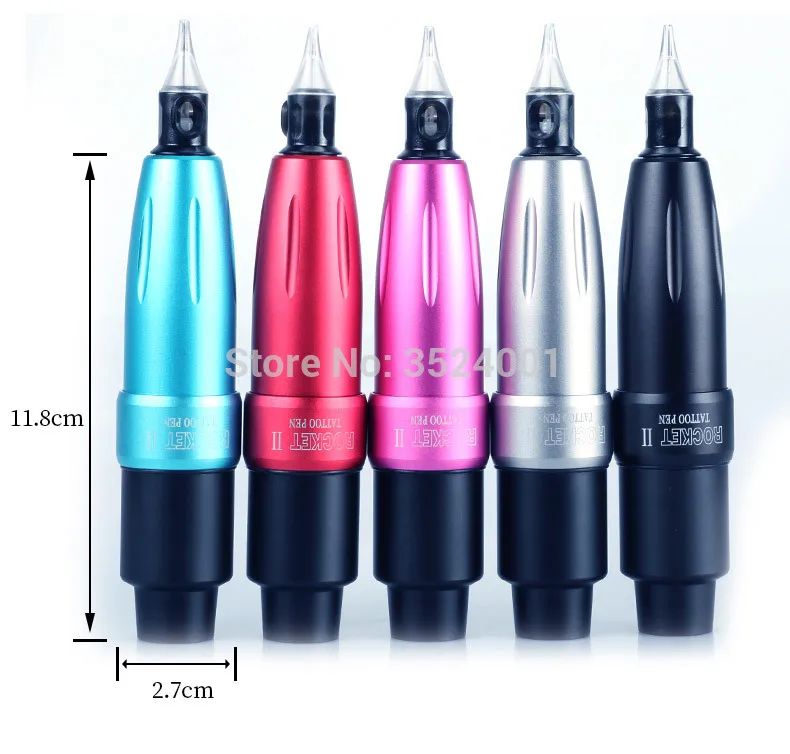 Обновленная версия Rocket Tattoo Pen II поколения Мощный Тихий Гибридный автоматический мотор алюминиевый сплав татуировки