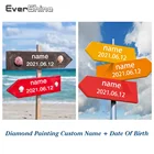 EverShine, алмазная живопись пользовательское имя дорожный знак, сделай сам, алмазная вышивка, фото на заказ по доступной цене мозаичная картина из стразов, подарки