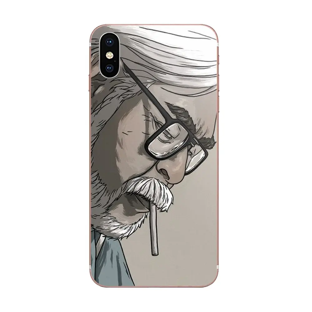 Стильный чехол из ТПУ Hayao Miyazaki портретное искусство для samsung Galaxy Note 5 8 9 S3 S4 S5 S6 S7 S8 S9