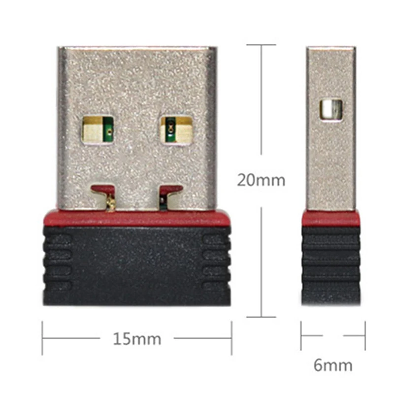 Мини USB WiFi WLAN Беспроводной сетевой адаптер 802 11 ключ Wifi приемник | Автомобили и