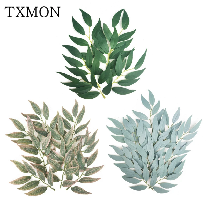 50 шт. моделирующие листья ивы искусственный цветок для свадьбы макет сцены
