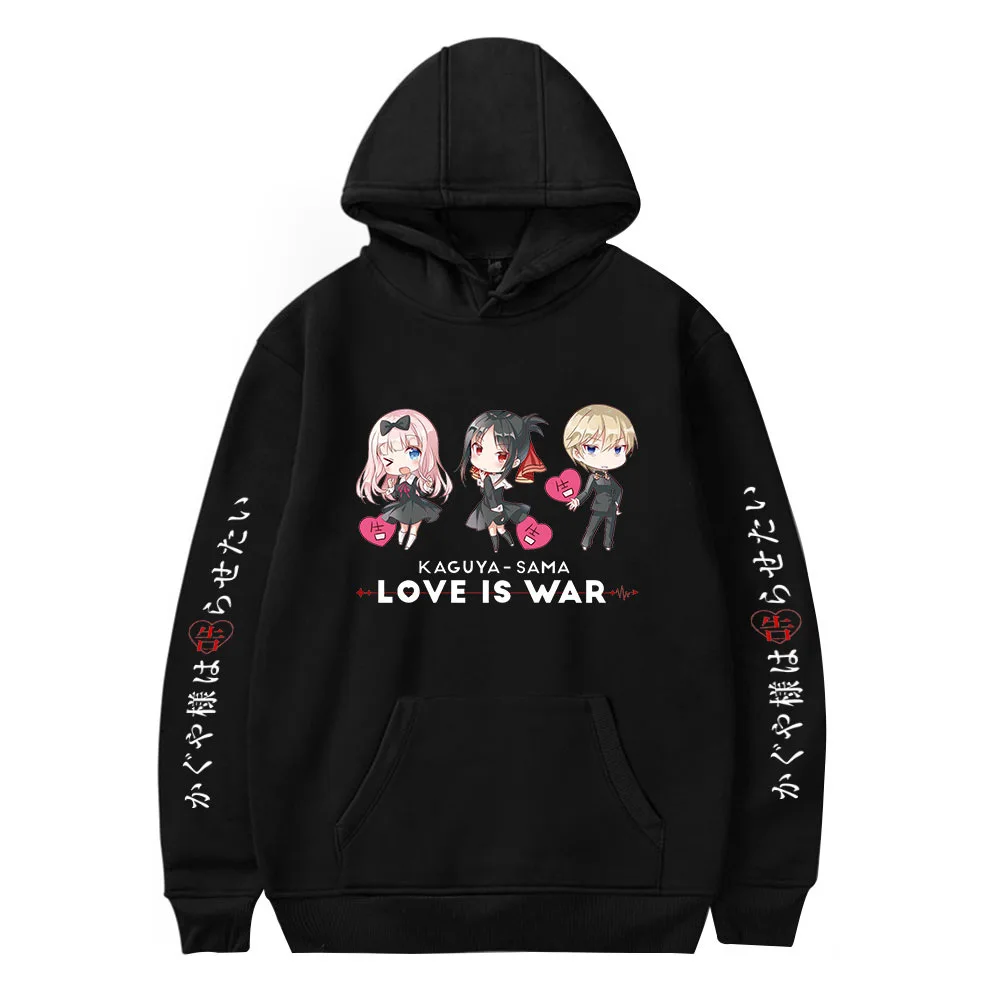 Модные милые толстовки с аниме Kaguya-sama: Love Is War свитшоты для мальчиков и девочек