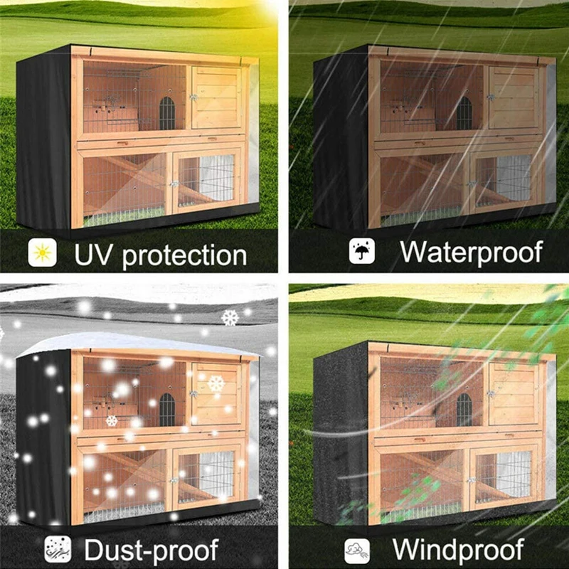 Чехол для клетки кроликов ветрозащитный 4 фута | Дом и сад