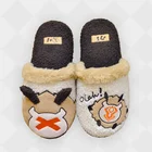 Официальная обувь Genshin Impact Hilichurl для косплея, пушистые плюшевые тапочки, Kawaii Tcho-Tcho, милые туфли, домашние тапочки, Хэллоуин