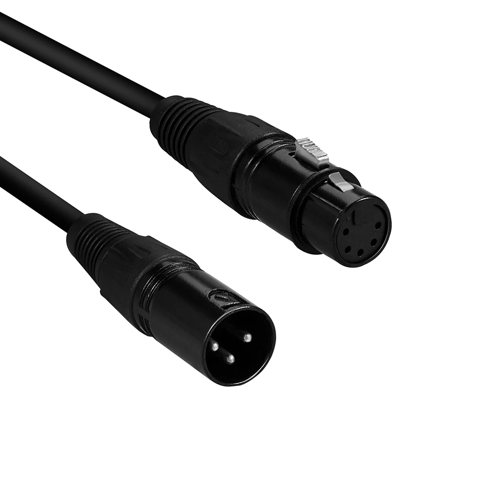 0 5/1/3/2 м XLR 3 контактный штекер на 5 Женский адаптер Шнур проводной кабель