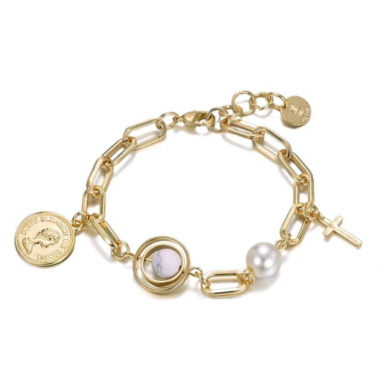 

Fashion Bracelets for Women Girls Bangles Gift Bead Bracelet Trendy Jewelry Designer Chrams Gemstone Bracelet Daisies Korean621