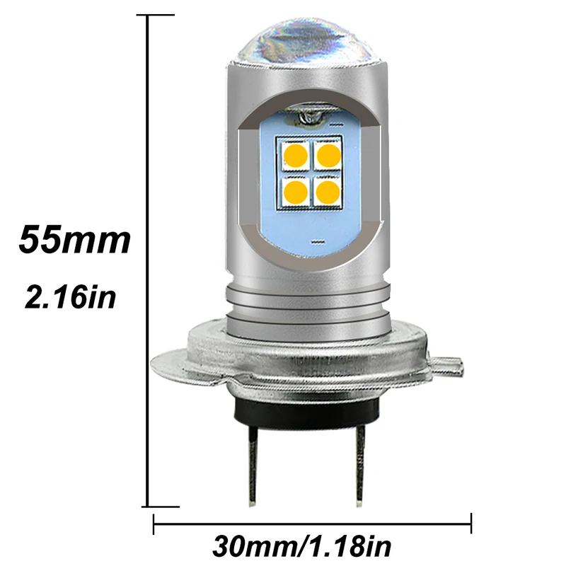 Противотуманные фары для Lexus GX470 RX330 330 350 LX470 IS200 IS 250 GX LED H7 IP65 белые 6000K DRL 2400LM