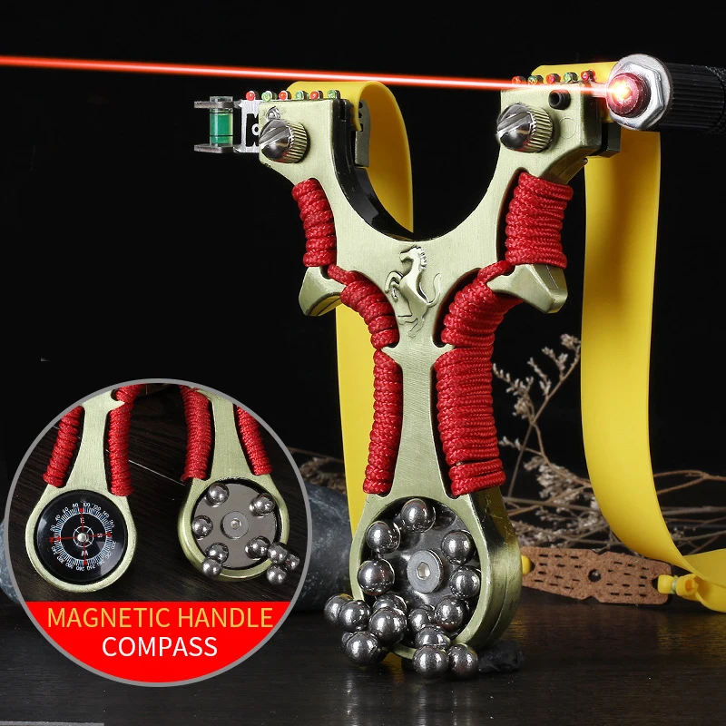 Легированная сталь Наружная съемка Рогатка с лазерным наведения подходит для