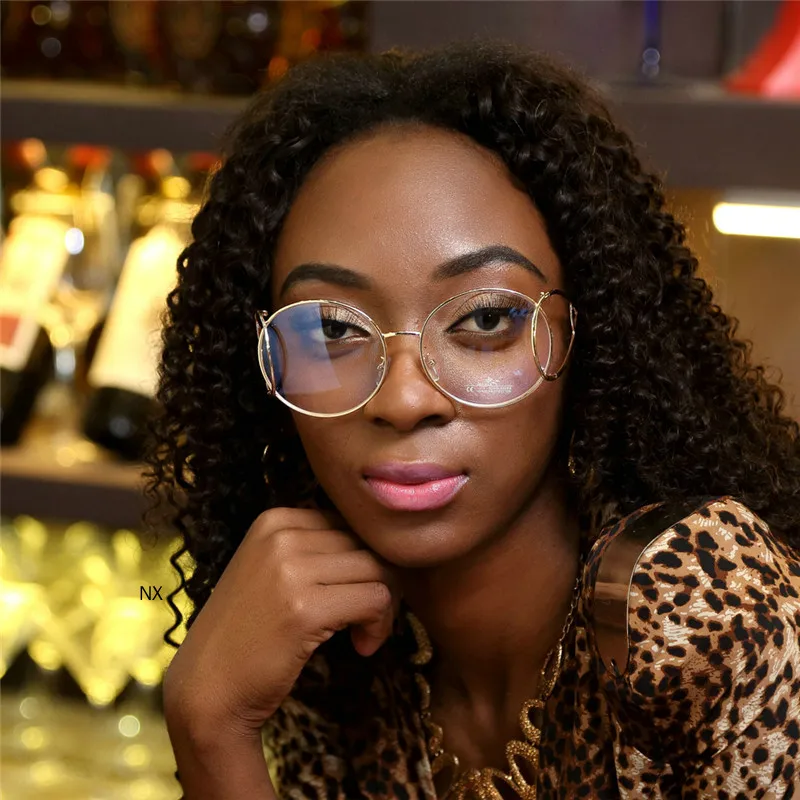 MINCL/ Брендовые винтажные круглые черные солнцезащитные очки для женщин и мужчин с золотой оправой, прозрачные солнцезащитные очки для женщин и мужчин, ретро очки для вождения, защита от УФ-излучения NX on.