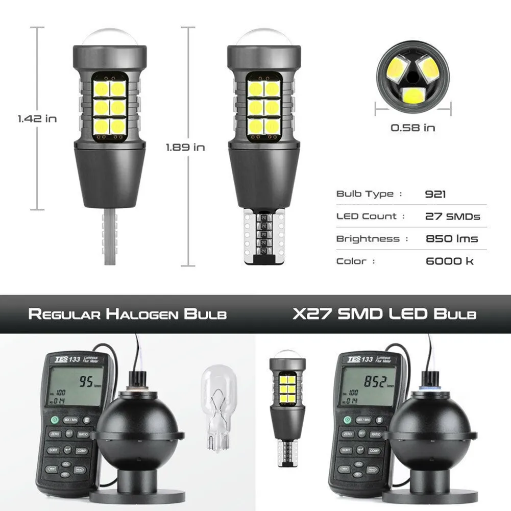 

LED Backup Reverse + Cargo Area Light 921 Combo For RAM 1500 2500 3500 2011-2017 T10-12smd-3030