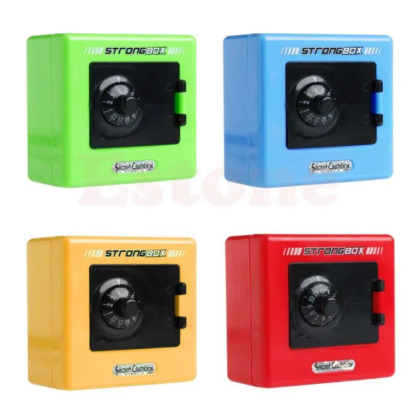 Money Box Code Safe Coins Cash Square Saving Pot Piggy Bank Combination Lock LX9C | Дом и сад