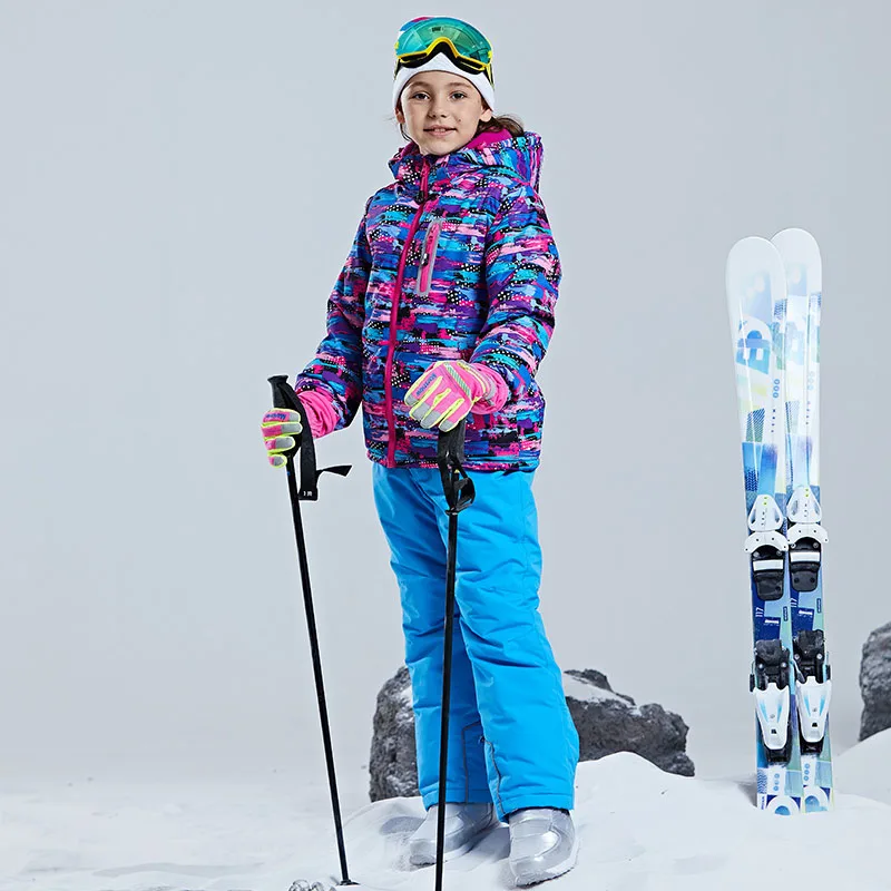 Детский лыжный костюм для мальчиков и девочек зимние спортивные