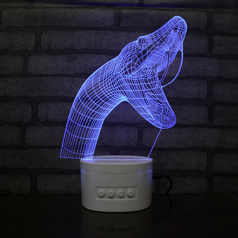 3D светильник динамик с Bluetooth СВЕТОДИОДНЫЙ Ночник для детей Usb лампа на батарейках