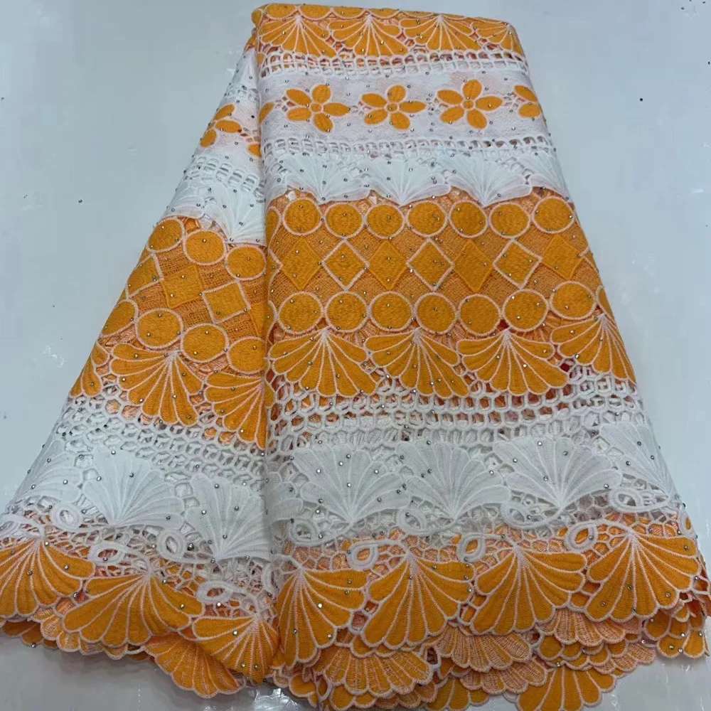 Высококачественная французская кружевная ткань нигерийский гипюровый шнур 2020