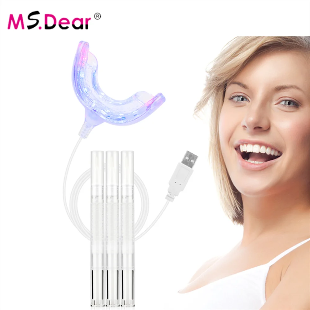 Комплект для отбеливания зубов с 16 светодиодами Отбеливающее устройство