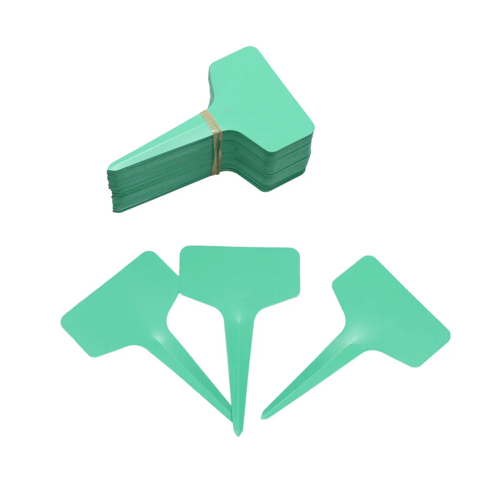 100 шт. пластиковые Т образные маркеры для растений лоток питомник садовые