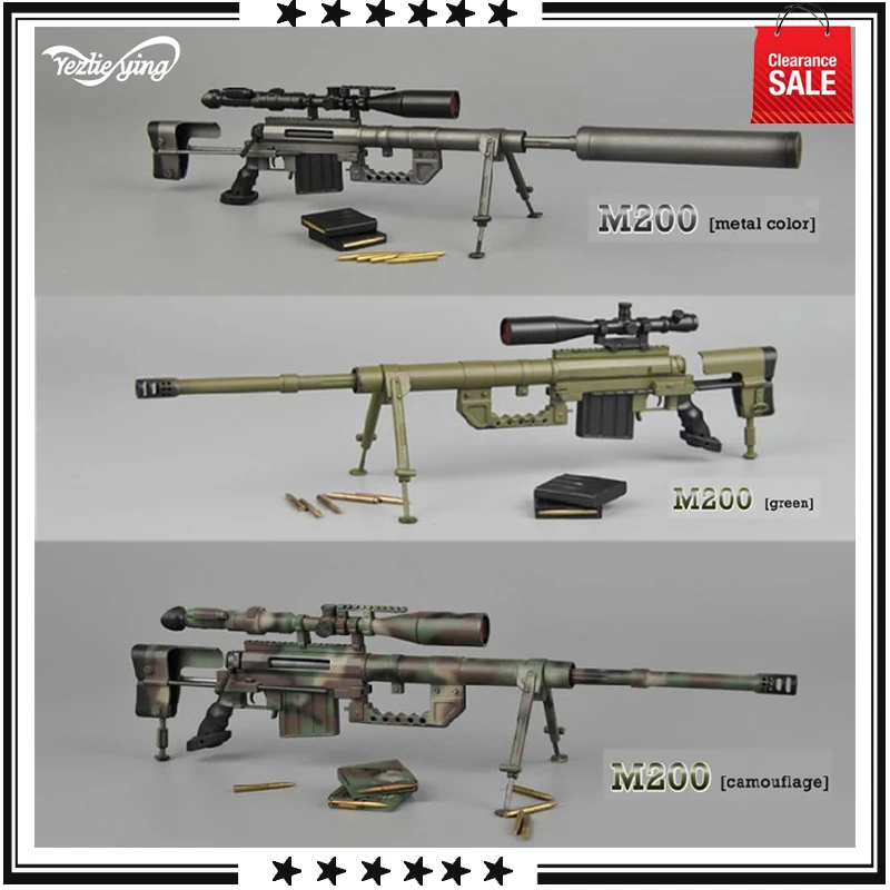 ZYTOYS 1/6 M200 снайперская винтовка, пистолет, модель 1:6, оружие, оружие, пластиковая модель, черный/армейский зеленый/Cam cheytac m200, винтовка m200