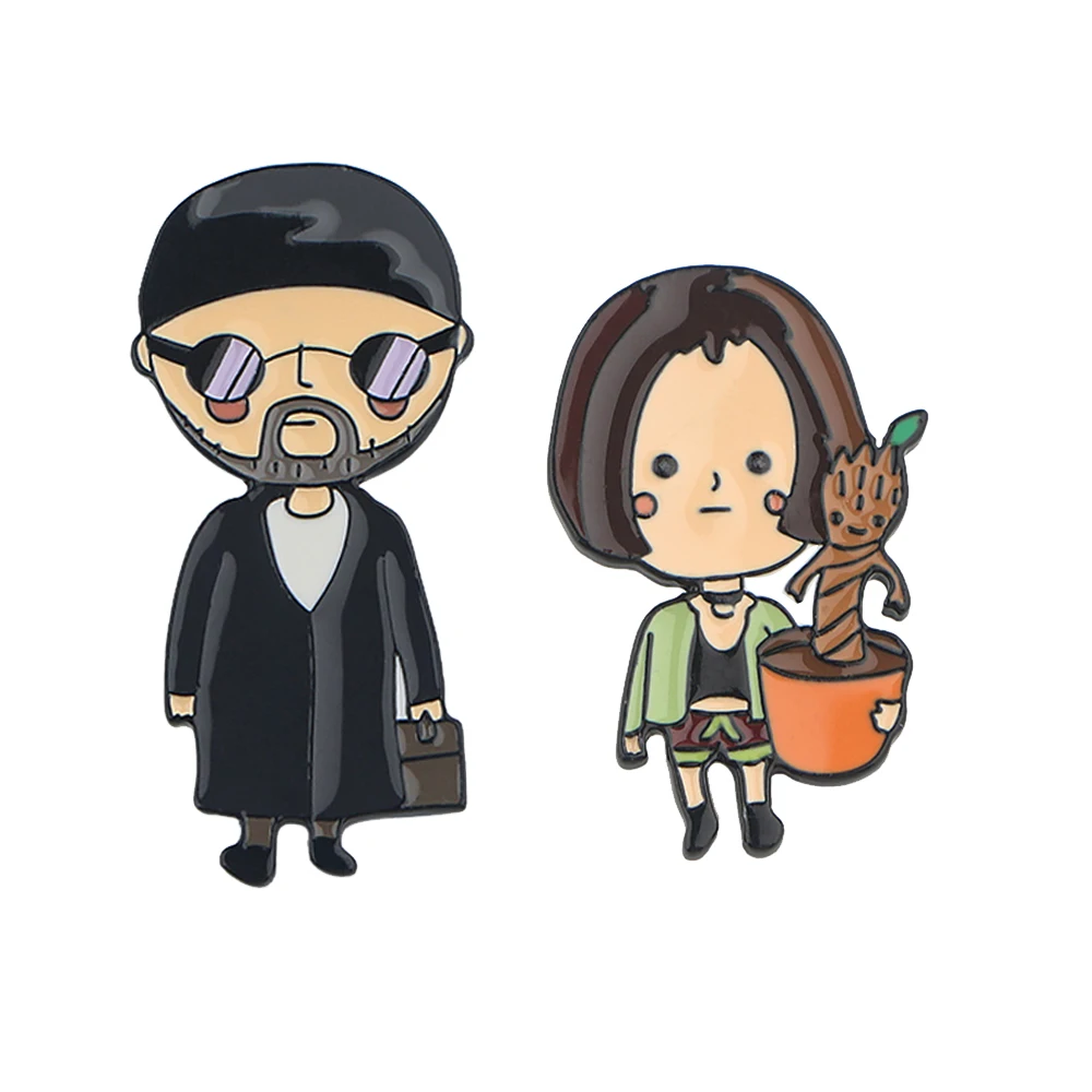 

PF369 Dongmanli Movie killer Couple Creativity Enamel Pins Badge for Backpack Collar Lapel Pin Hat Jewelry Birthday Gifts