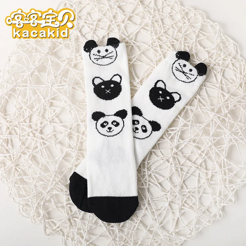 

Kacakid Official Kid Cartoon Socks Panda Pattern Cute Kid Cartoon Socks Cotton Comfort Lovely Kid Cartoon Socks Baby Knee Ka1316