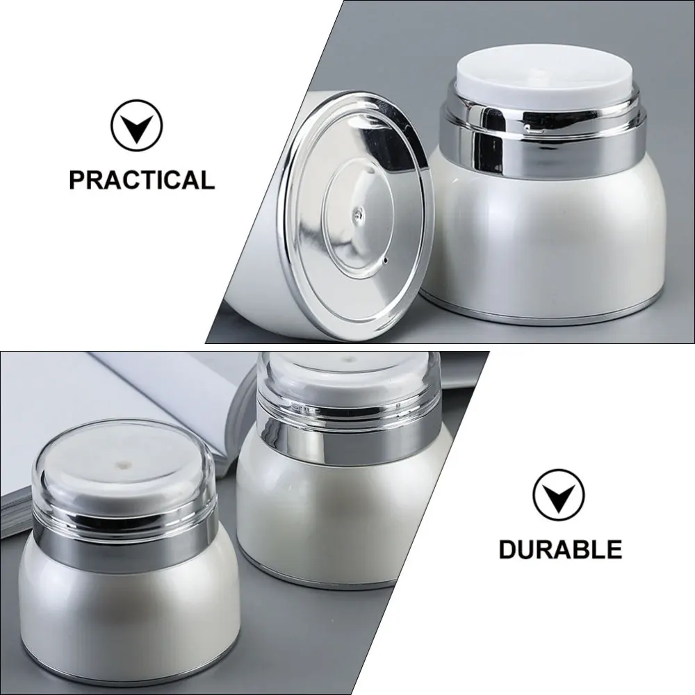 

6Pcs 30g Empty Cosmetics Storage Jars Makeup Pump Cream Dispenser Containers