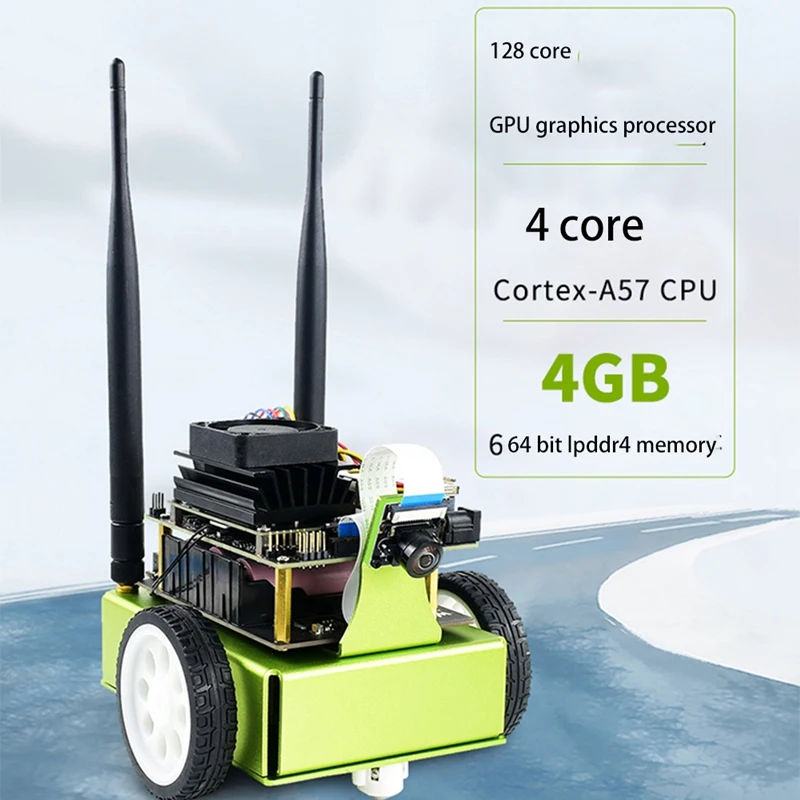 JetBot AI Kit Acce Accessories for Jetson Nano to Build Autonomous Line Patrol Obstacle Avoidance | Компьютеры и офис