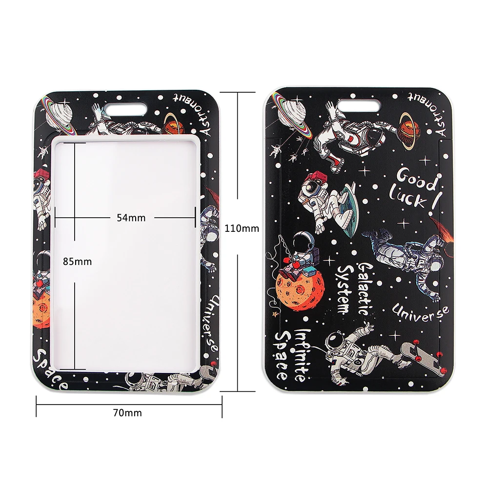 

LB1137 Personalise Space Astronaut Necklace Lanyard Gym Mobile Phone Straps USB Badge Holder DIY Hang Rope Lariat Lanyard Set