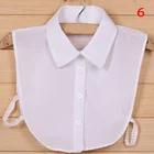 Женская Съемная рубашка с отворотом, накладной воротник, модный однотонный воротник, накладная блузка для взрослых, ожерелье, аксессуары для одежды, оптовая продажа