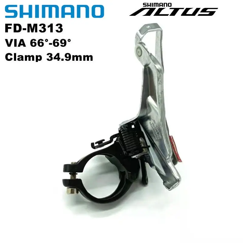 Передний переключатель передач Shimano Altus для велосипеда FD M313/M311 зажим 28 6 мм/31 8 мм/34 9