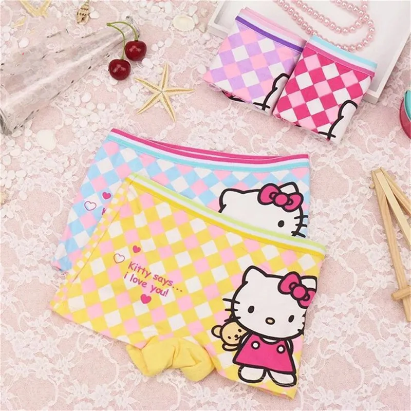 

Нижнее белье для девочек детское нижнее белье, нижнее белье для девочек короткие t строк трусы-боксеры с изображением W2020-12p