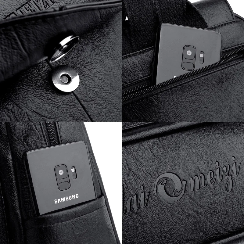 Многофункциональный Женский дорожный рюкзак женский модный кожаный большая