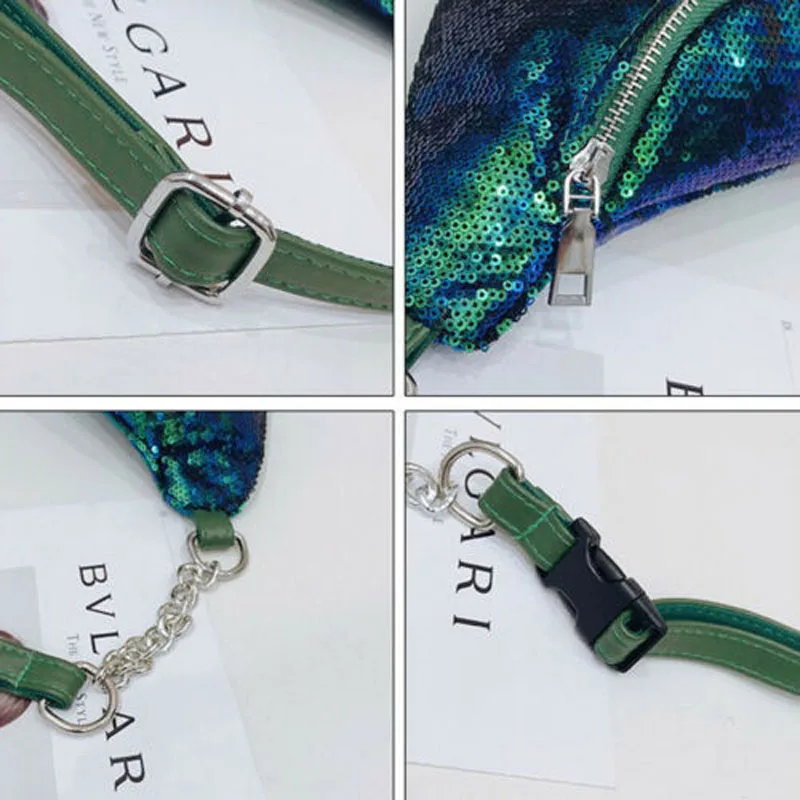 Местный склад брендовая модная женская сумка с блестками для путешествий