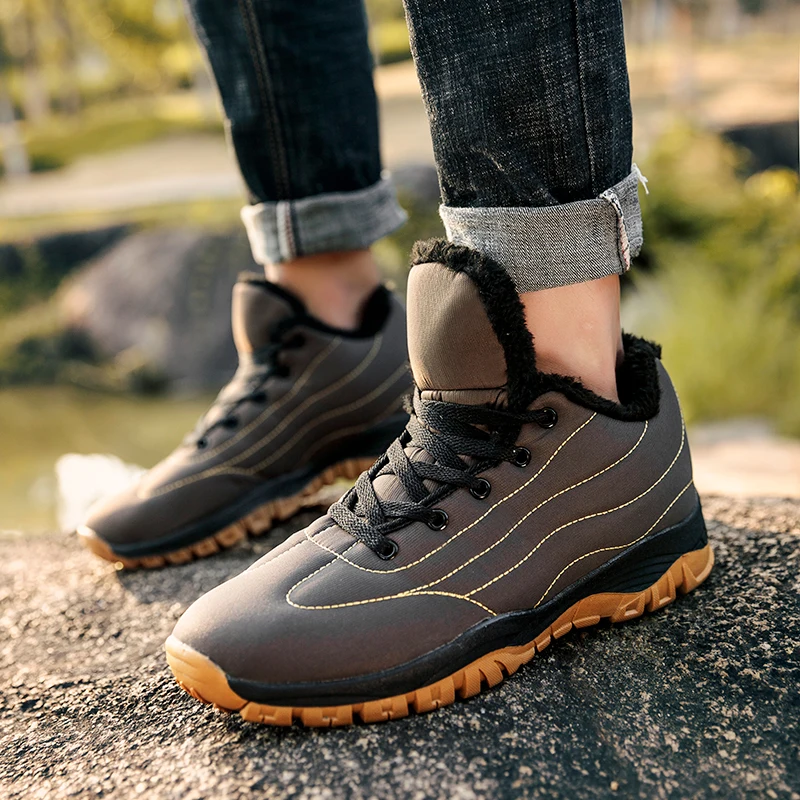 HUMTTO зимние походные ботинки для мужчин и женщин большого размера походная обувь