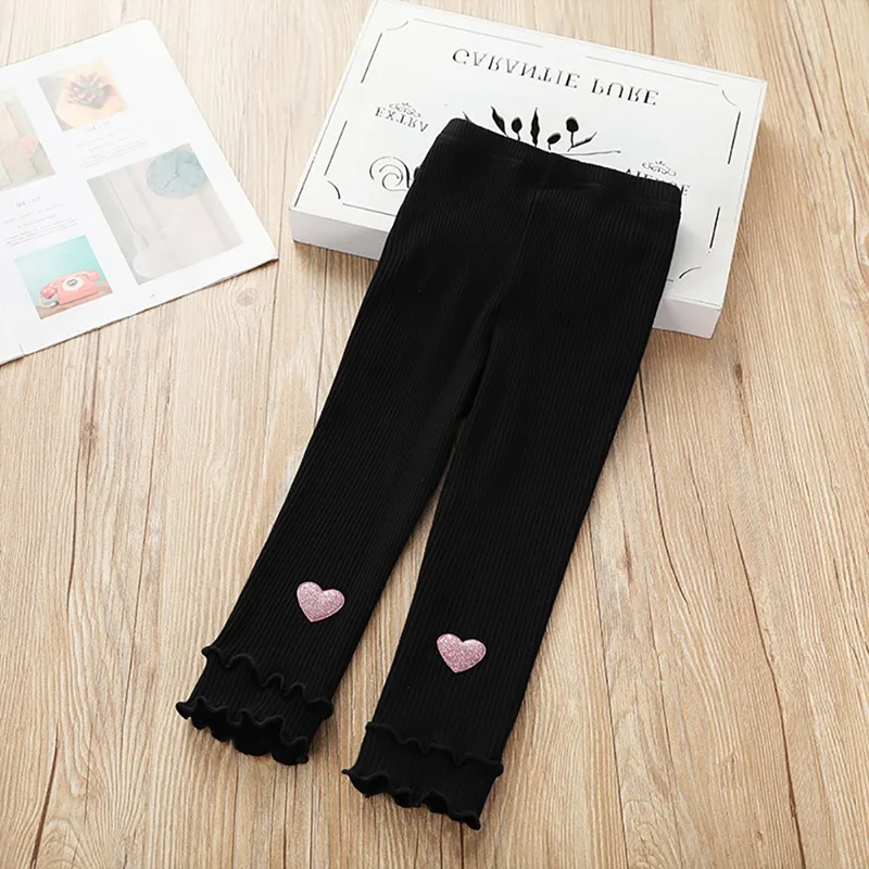 Яркие штаны для девочек Детские леггинсы Сезон осень Леггинсы Милые эластичные