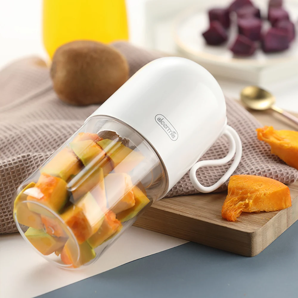 Xiaomi Deerma 300ml Портативный Lemon Соковыжималка Блендер мини форма капсулы