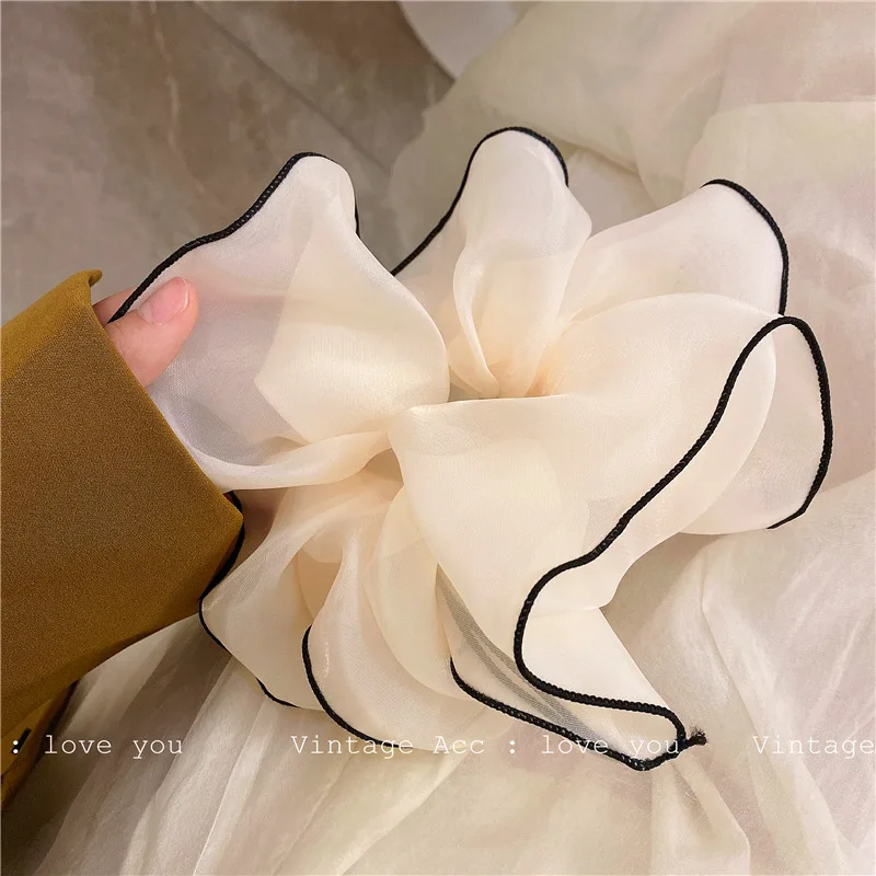 

Яркие аксессуары, яркие большие темпераментные Кольца для волос, цветные кольца для INS, аксессуары для девушек, повязки на голову для женщин