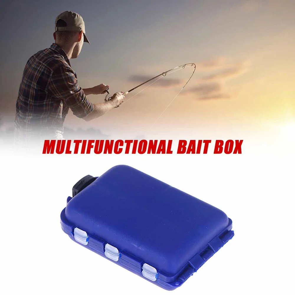 

New 10 Compartments Pouch Storage Box Transparent Fishing Lure Square Fishing Box Spoon Hook Lure Tackle Box Fish Accessory Box