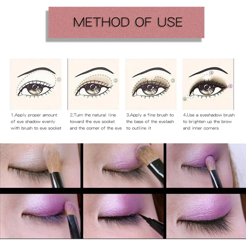 KIMUSE палитра теней для век матовый блеск макияж Shimmer Eyeshadow Kit