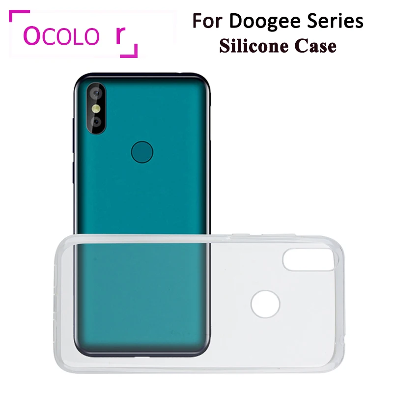 Ocolor Для Doogee Y8 N20 силиконовый чехол Мягкая задняя крышка Защитный ТПУ для Y8C N10