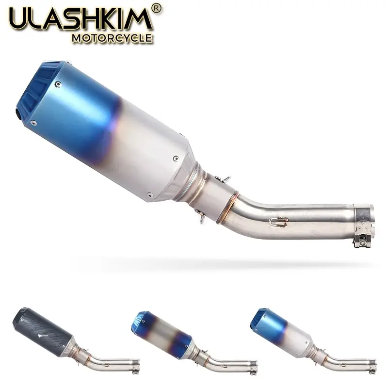 

Выхлопной глушитель для мотоцикла с полной системой, среднее соединение трубы, слипоны для Honda CB400 CB 400, подходит для всех лет