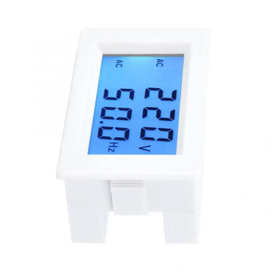 Вольтметр двухпроводная ЖК дисплей Экран измеритель напряжения вольтметра