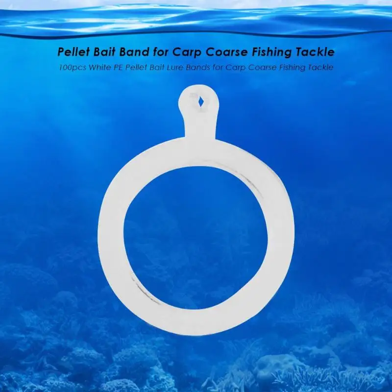 3/5/8 мм 100 шт./компл. белые ПЭ ленты для приманки в виде гранул эластичные