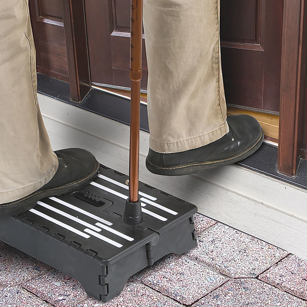 

Foldable Furniture Foot Stool Elderly Pregnant Assistant Stepping Stool For Bathroom Toilet Outdoor Auxiliary Half-Step Ladder