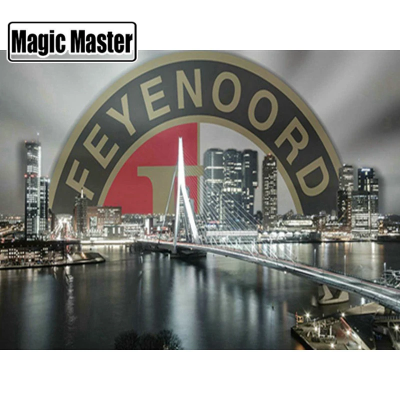 5D алмазная живопись футбольный клуб Fey логотип Алмазная вышивка крестиком полная