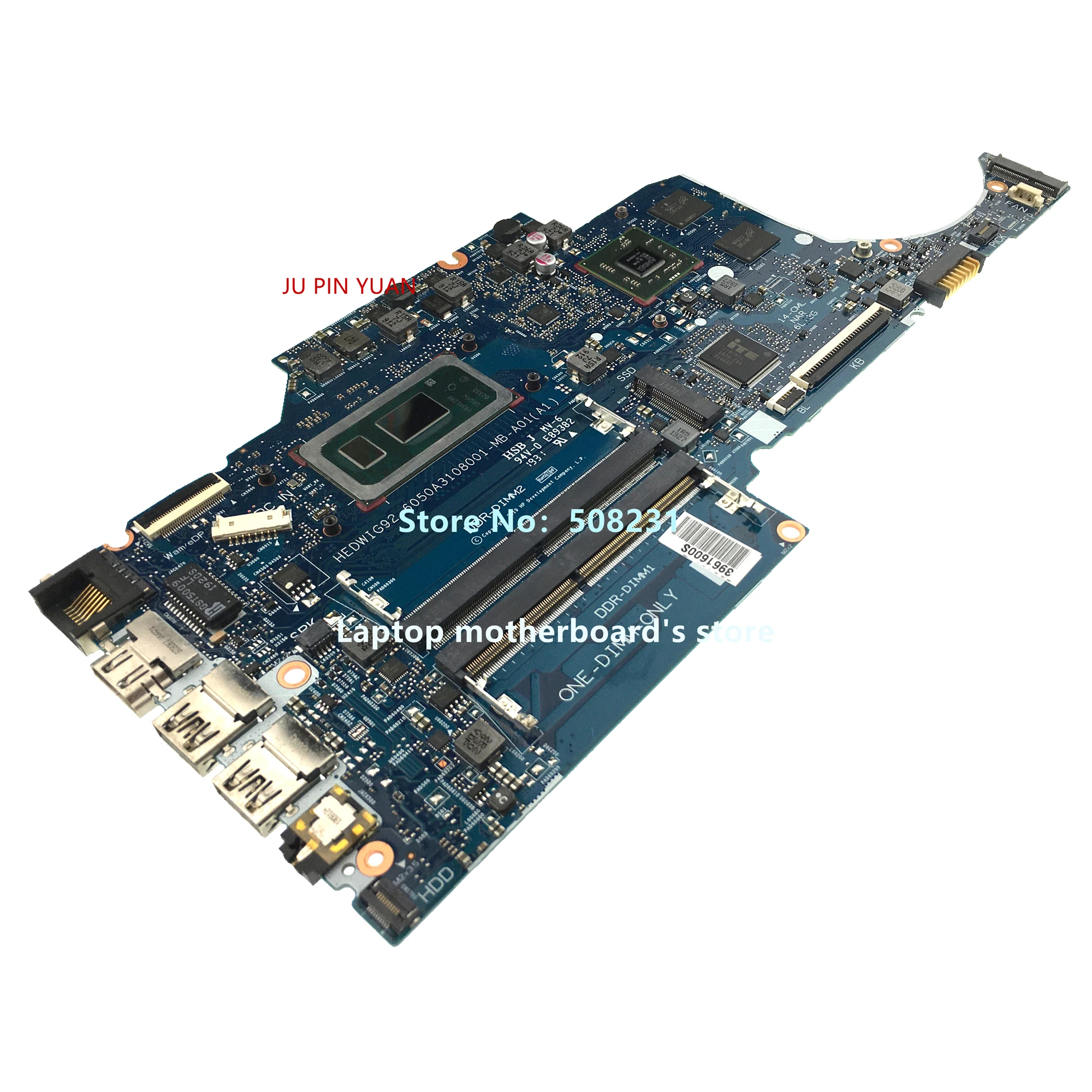 

Материнская плата для ноутбука HP 14S-CR 14-CR 14-CF 14-CK 240 G7, HSN-I130C 6050A3108001-MB-A01 с I5-1035G1 2 Гб, материнская плата