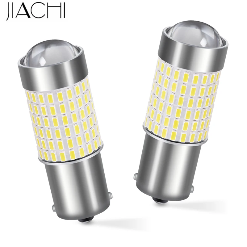 JIACHI 100 шт. 1156 BA15S P21W светодиодный высокой мощности Поворотные лампы задние 144 SMD