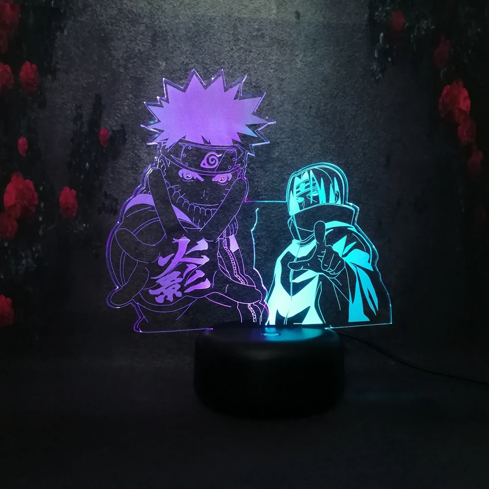 Смешанный Двойной градиент цвета Творческий Декор настольная лампа Япония