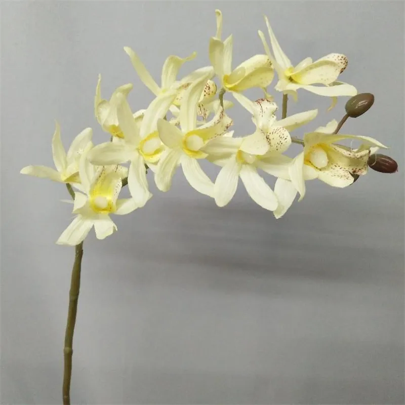 7Pcs Fake Short Stem Whelan (10 Heads/Piece) 24.8" Length Simulation Cicada for Home Wedding Decorative Artificial Flowers | Дом и сад