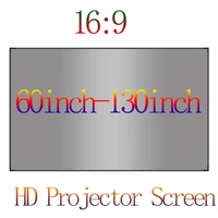 high brightness foldable hd screen canvas 16 9 projector home theater beamer projection screen movie projector screen wall
