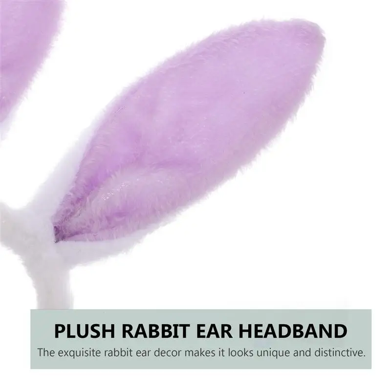 

5Pcs Easter Adorable Rabbit Ear Hair Hoops Funny Hair Accessories Party Props